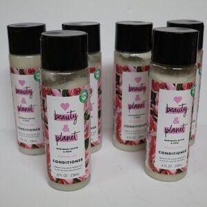 X6 BEAUTY & PLANET CONDITIONER 8 oz MURUMURU BUTTER & ROSE VEGAN CRUELTY FREE
